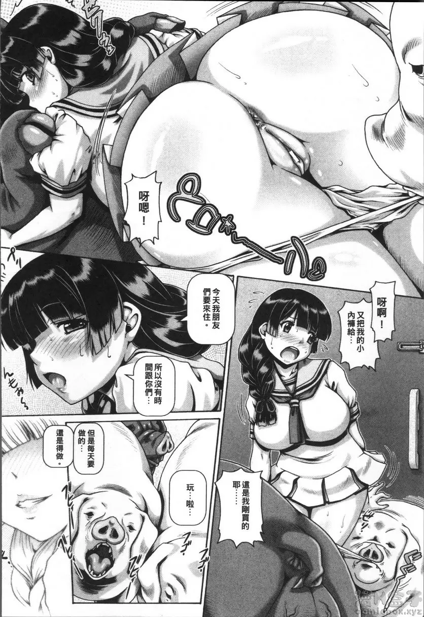 【R18禁免費中文成人禁漫】獸愛姦通 第二話 三隻小豬 4