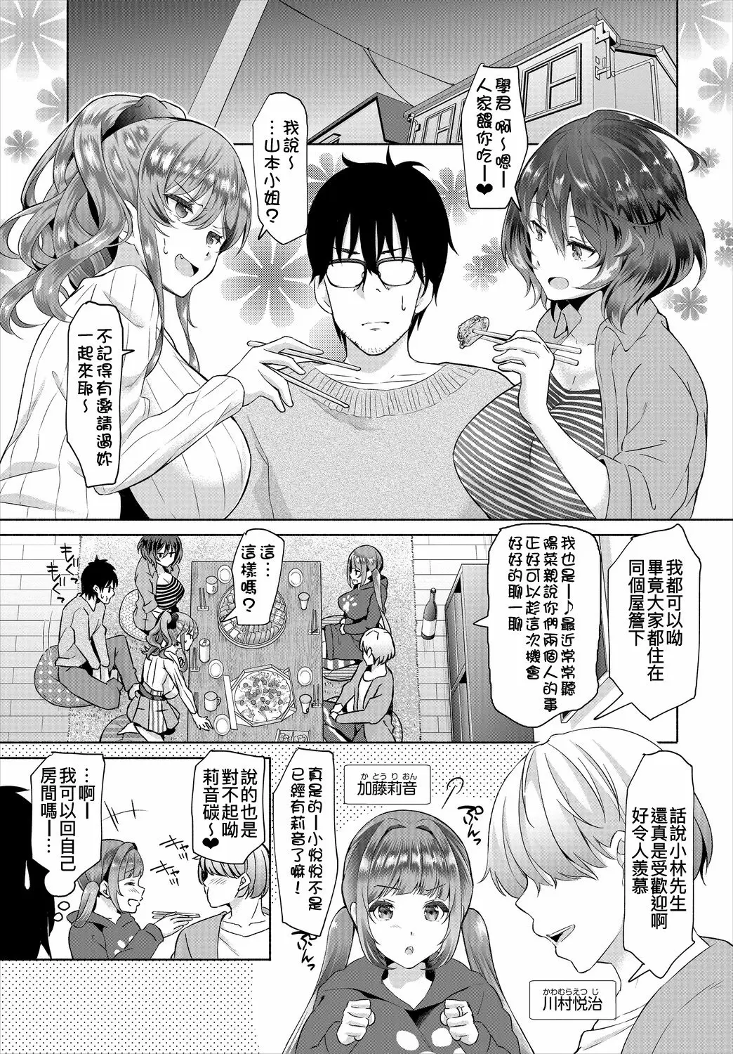 【R18禁免費中文成人A漫】[おはら誠] 陰キャな俺が魔道具を使ってシェアハウスでハーレムをつくってみた。 【免費成人中文A漫、H漫、禁漫】第四話 2