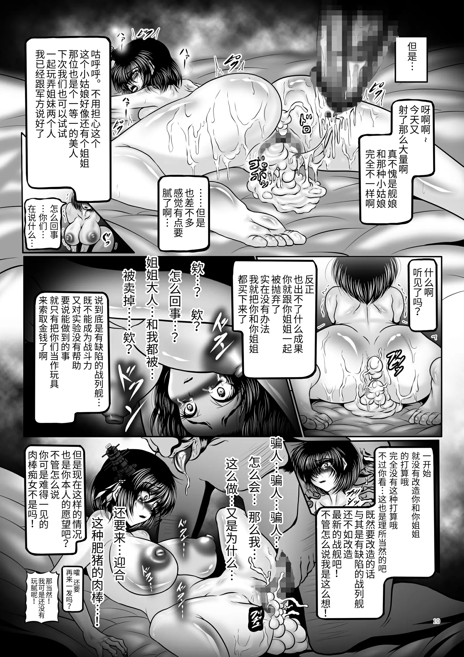 【R18禁中文H漫】堕触の艦隊 ～覚醒の最凶姉妹戦艦 [中国翻訳] 【免費中文A漫、禁漫、H漫】完本、單行本、同人誌H漫畫 9